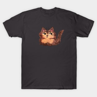 Doubting Cute big Cat T-Shirt